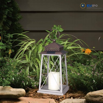 פנס תלוי מתכת סולארית